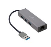 Gembird USB-A/LAN, 3x USB 3.0 foto