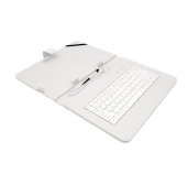 AIREN AiTab Leather Case 4 with USB Keyboard 10” WHITE (CZ/SK/DE/UK/US.. layout) foto