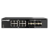 QNAP switch QSW-3216R-8S8T (8x 10G GbE porty + 8x 10G SFP+ porty, poloviční šířka) foto