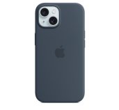 iPhone 15+ Silicone Case with MagSafe - Storm Blue foto