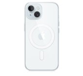 iPhone 15 + Clear Case with MagSafe foto