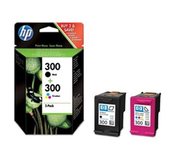 HP 300 - combo pack (černá, 3barevná), CN637EE foto