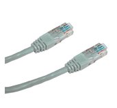 DATACOM Patch cord UTP CAT5E 1,5m šedý foto