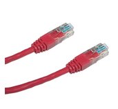 DATACOM Patch cord UTP CAT5E 1,5m červený foto